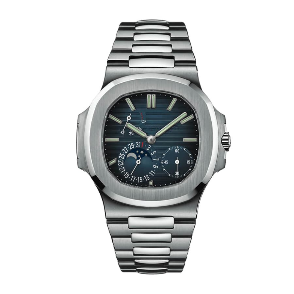 Patek Philippe Nautilus Steel Blue Dial Moon Phase 5712/1A-001