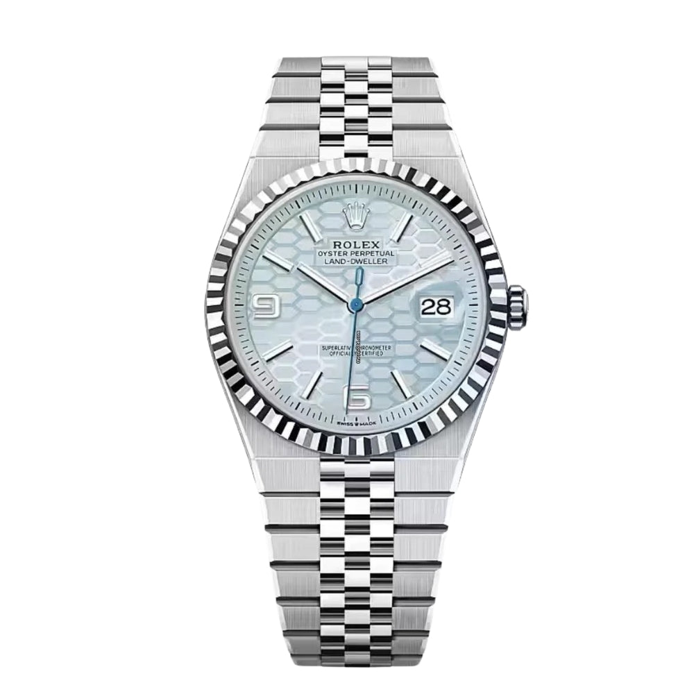 Rolex Land-Dweller 127336 "Ice Blue Dial" 40mm